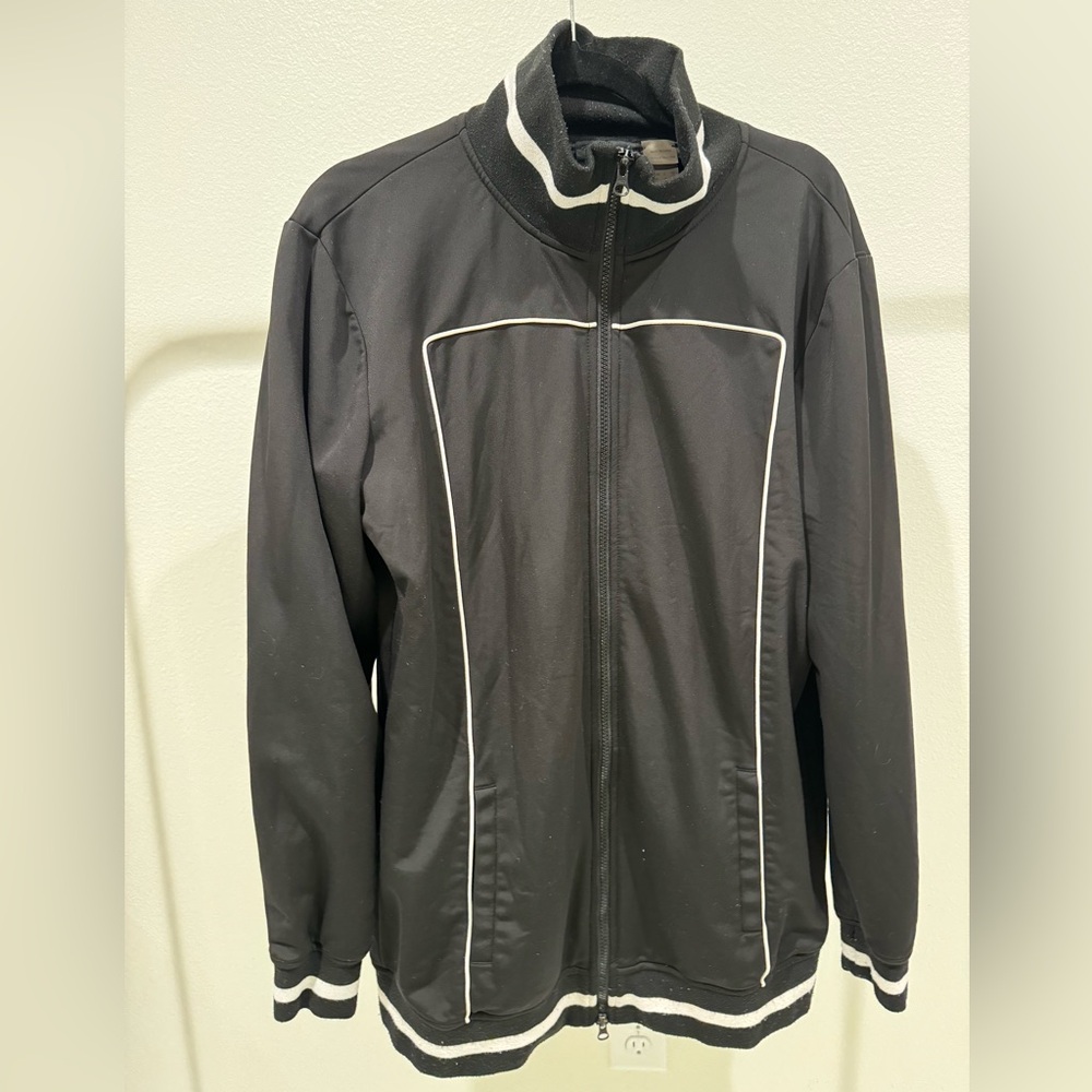 PUMA by Rihanna Black Zip Up Sporty Jacket Size Medium